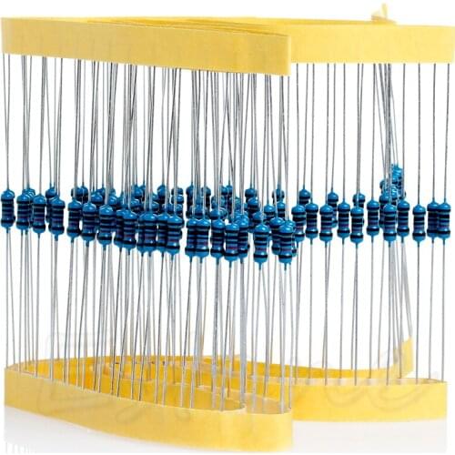 100pcs 1/4w Watt 10K ohm 10Kohm Metal Film Resistor 0.25W ±1% New