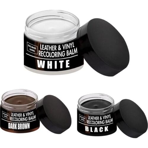 50ML Car Seat Leather Repair Paste 3-Color Multipurpose Leather Shoe Clothes Bag Sofa Maintenance Oil Color Restorer Accessories