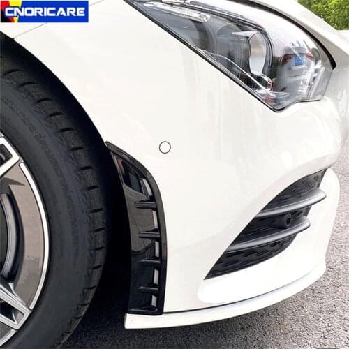 Car Styling Shark Cheek Vents Front Bumper Intake Gag Trim For Mercedes Benz CLA C118 CLA200/220 2020 Wheel Eyebrow Decoration