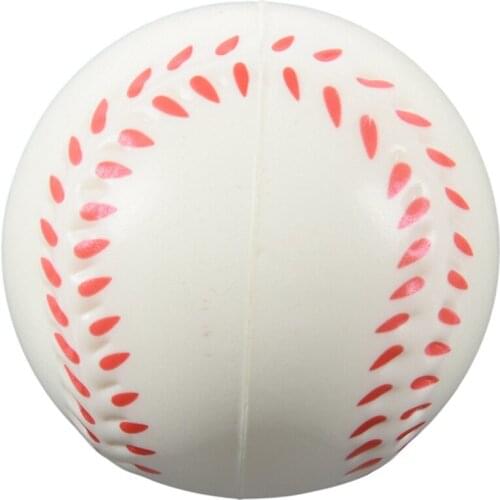White Baseball Stress Ball