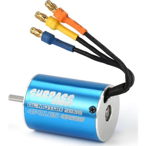 SURPASSHOBBY 2838 4700KV 6T 3.175mm Brushless Motor For 1/10 RC Remote Control Car Parts DIY Spare Parts Accessories