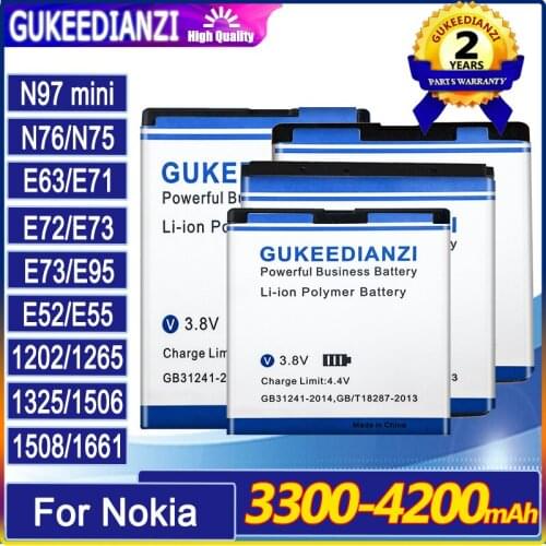BL-4D BL4D Replacement Phone Battery For Nokia N97 mini,N8 N8-00 ,E5-00 E5 E7 E7-00 T7 T7-00 E7 803 N803 702TBL-4C BL-4B BP-4L
