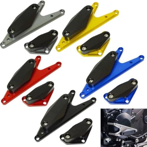 Left & Right Side Engine Case Stator Ignition Cover Guards Crash Pad Slider Protector For SUZUKI GSX 1250 FA GSX1250FA 2011-2020