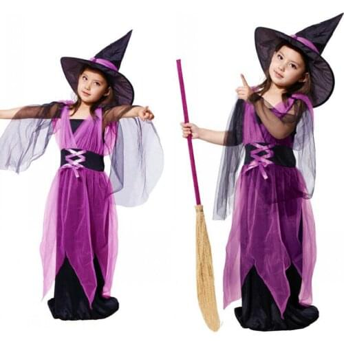 Toddler halloween costumes for boys grils kids children witch costume child fancy dress Christmas purple Cosplay party carnaval