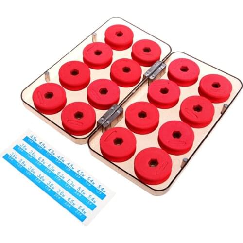 8pcs /16PCS Foam Winding Board Fishing Line Shaft Bobbin Spools Tackle Box RED Utility Line Box Fishing Tackle Boxes