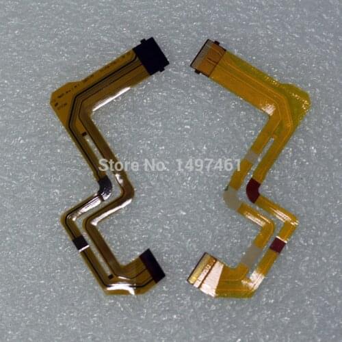 2PCS LCD hinge rotate shaft Flex Cable for Sony DCR-SR37E SR37 SR38 SR47 SR48 SR57 SR67 SR87 Video camera