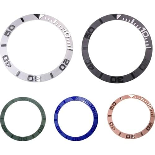 Ceramic Watch Bezel Insert for 40mm Mens Watch Face Inner Diameter 30.6mm Watches Bezel 38mm Watch Case Replacement Accessories