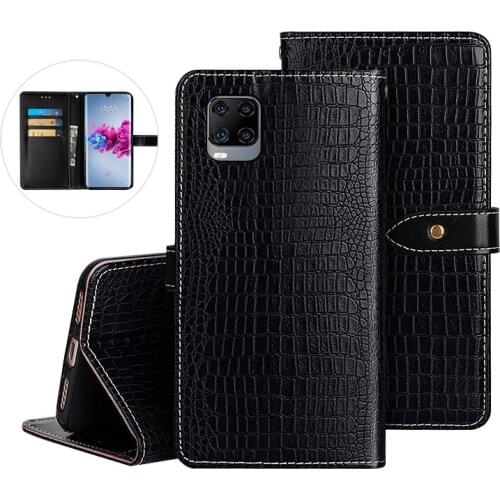 Leather Case For ZTE Axon 11 5G 6.47" Coque Crocodile Pattern Case Flip Cover Wallet For ZTE Axon 11 5G Shell Fundas Etui Bags