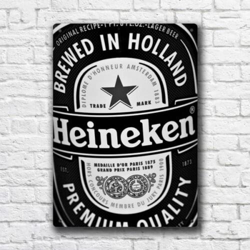 Beer Heineken Bar Pub Metal Tin Sign Metal Sign Wall Decor Fashion Art Decor Poster Wall Decoration20x30cm