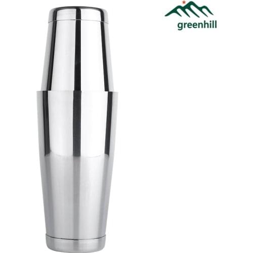 Premium 18/8 stainless steel Boston Shaker Set ( High grade barware
