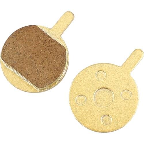 1 Pair Copper Long-handled Lamella Disc Brake Pads Kit for Bicycle Motorcycle Electric Scooter Parts Accessories