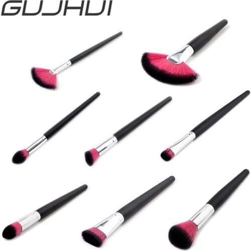 1PC Single Makeup Brushes Pro Cosmetic Powder Eye Shadow Blush Contour Concealer Foundation Fan Make Up Brushes Tool #254733