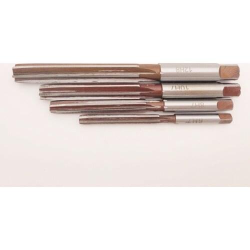 5pcs/1set straight shank hand reamer 5mm 6mm 8mm 10mm 12mm H7 6flute for metal tools cutting