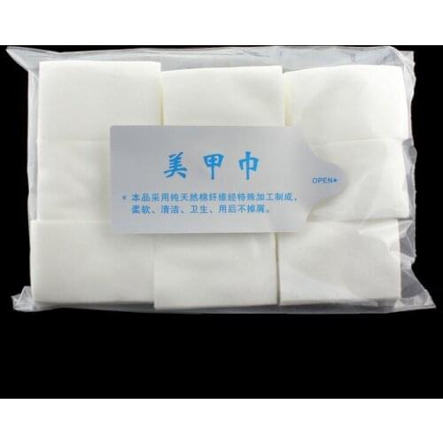900pcs/pack Nail Polish Remover Wipes Nail Art Tips Manicure Nail Clean Wipes Cotton Lint Pads Paper Manicure Nail Clean Wipes
