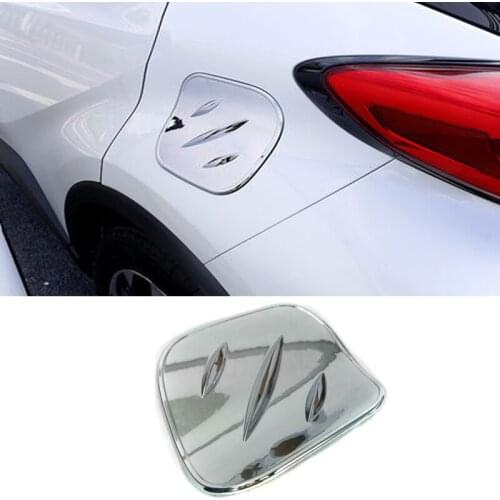 ABS Chrom 1PCS Exterior Oil Fuel Tank Cap Cover Trim For Toyota C-HR CHR 2016-2018 Car styling
