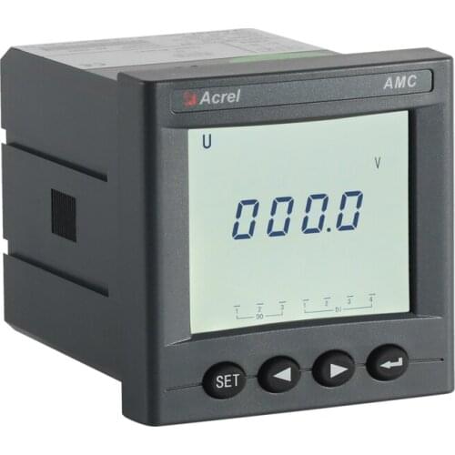 Acrel Single Phase Voltmeter AMC72L-AV LCD Display