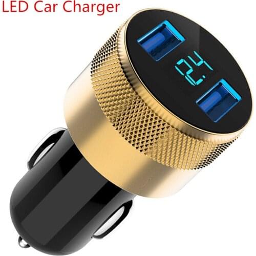 3.1A Dual USB Car Charger Universel LED Display Car-Charger Adapter Quick Charging For IPhone Samsung Xiaomi Huawei Smartphones