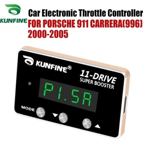 KUNFINE Car Electronic Throttle Controller Racing Accelerator Potent Booster For PORSCHE 911 CARRERA(996) 2000-2005 Tuning Parts