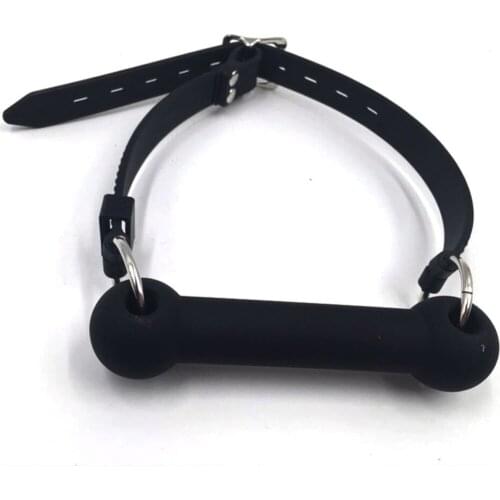 BDSM Bondage Full Silicone Open Mouth Bit Gag Horse Pony Roleplay Gags Adult Sex Toy For Couples