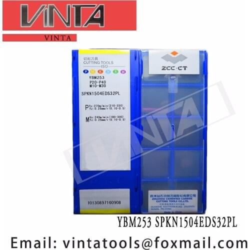 Free shipping high quality 10pcs/lots YBM253 SPKN1504EDS32PL cnc carbide milling inserts
