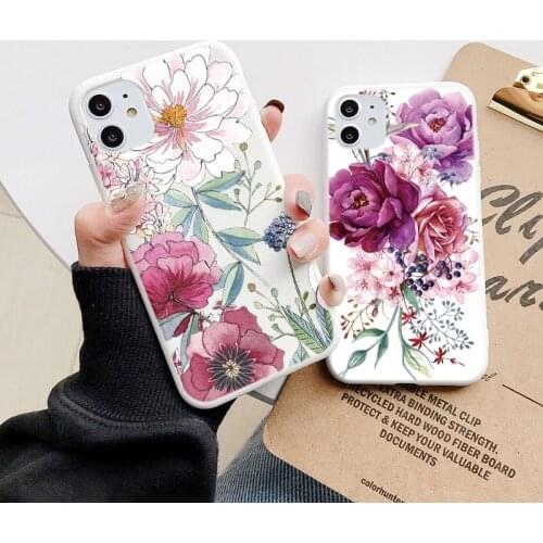 Flowers Fundas For Samsung Galaxy A21S A51 A71 A41 A11 A12 A31 A01 A20E M31s A20S A21 A10 A20 A30 A40 A42 A50 A70 TPU Phone Case