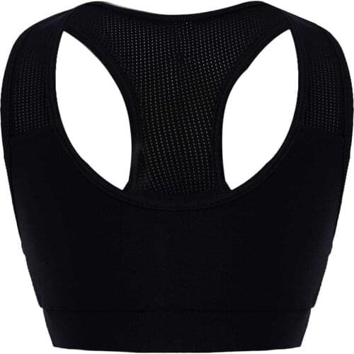 Kids Girls Running Vests Summer Yoga Top Pure Color U Neck Sleeveless Racer Back Sport Bras Tops Active Workout Gym Sports Top