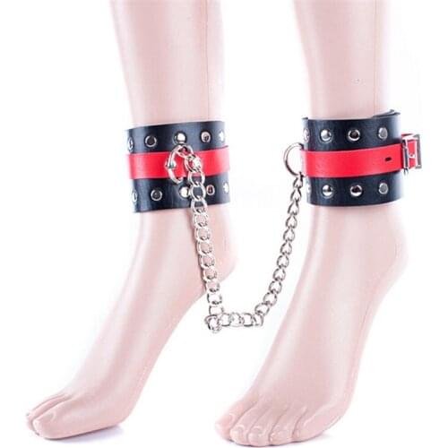Ankle Cuffs Adult Games Cosplay Slave Fetish Bondage Restraints Sex Game Leg Cuffs Bdsm Sex Toy for Couples Exotic Accessories