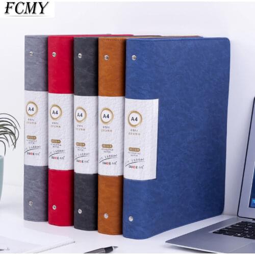 Multifunctional Professional Business Portfolio Padfolio Folder Document Case A4-100p PU Leather with Card Holder Office Supplie