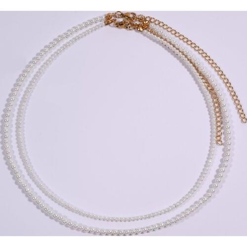 Trendy 2021 Perfect Round Pearl Necklace Choker White Stunning Shell Pearl Necklace Delicate Minimalist Necklace for Women Gift