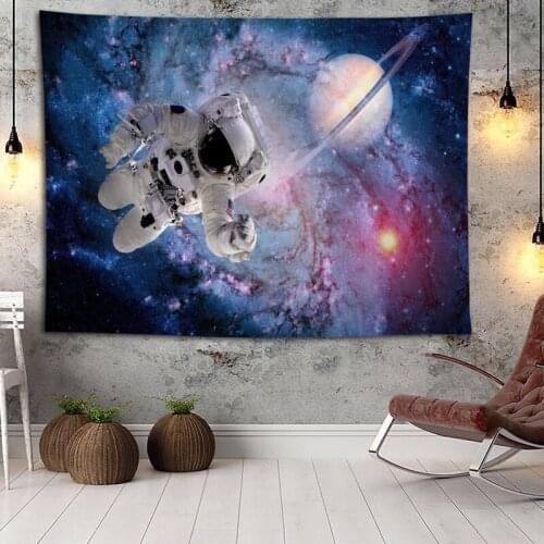 Astronaut Wall Hanging Tapestry Boho Decoration Home Decor Tapestries Custom Logo For Party Festival Gifts Wall Carpet