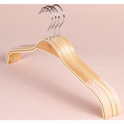Non-Slip Wood Clothes Hanger Coat Display Hanger for Clothing Store Home Suit Hanger