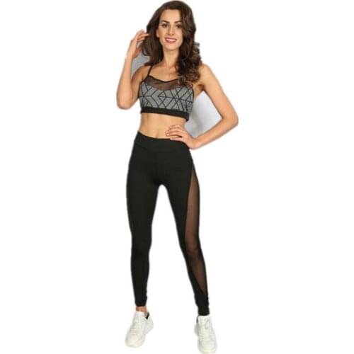 New Sexy Yoga Pants Women Mesh Leggings Sport Women Fitness Running Sportswear Sports Pants Fitness Gym Girl Leggings 2020