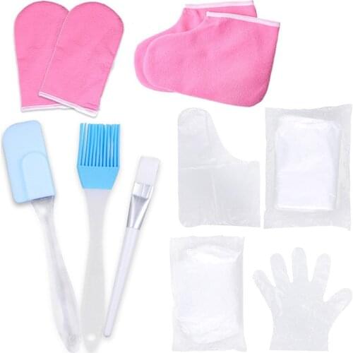 1 Set Moisturizing Gloves Paraffin Wax Hand Care Spa Foot Cover Exfoliating Moisturizing Hand Wax Paraffin Gloves Spa Supplies
