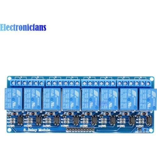DC 12V 8-Channel Relay Interface Board 8 Channel Relay Module With Optocoupler for Arduino Mega 2560 1280 ARM PIC AVR