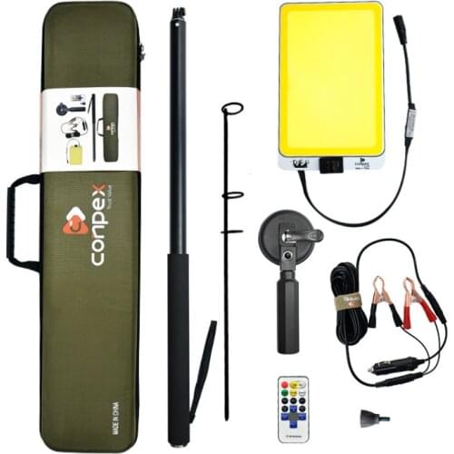 Portable Outdoors Led Work Light Rechargeable Camping Lamp Spotlight Cob Telescopic Pillar Lamps For Road Travel Fishing BBQ