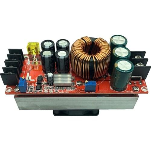 1500W 30A Step Up Module Boost Converter Constant Current Power Supply Module With Fan DC-DC 10-60V to 12-90V Adjustable Module