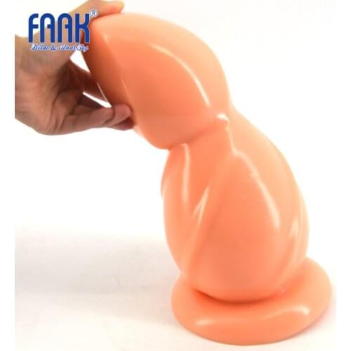 FAAK Adult Sex Products 29.5*12cm Huge Anal Plug Full Silicone Butt Plugs Anal Sex Toys 2.15KG Waterproof Unisex Anus Massager