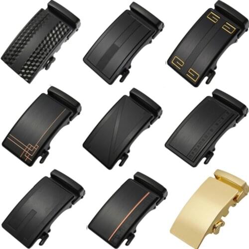 Genuine Mens Belt Head Belt Buckle Leisure Belt Head Business Accessories Automatic belt Buckle Width 3.5CM men belt LY125-0711