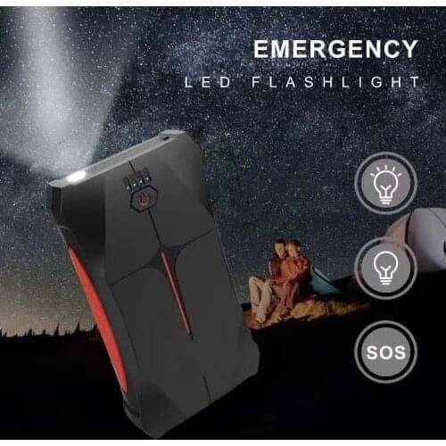 12V 800A 9200mAh GKFLY Car Jump Starter Emergency Power Bank Starting Cables IP66 waterproof Suitable For Car/Motorcycle 4