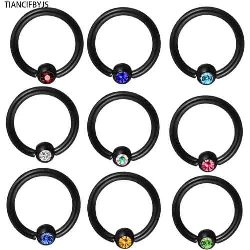 TIANCIFBYJS 50pcs Goth Punk Lip Ear Nose Clip On Fake Piercing Nose Lip Hoop Rings Earrings Black Silver Gold body jewelry Women