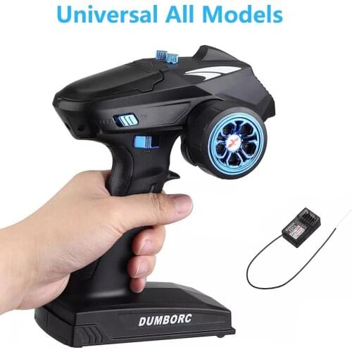 DumboRC X6 2.4G 6CH Transmitter with X6F/X6FG Receiver LED Light Set for JJRC Q65 MN-90 144001 RC Car Boat Model Parts Fast Ship