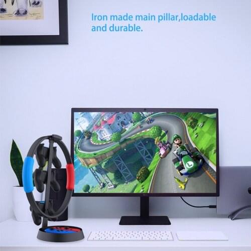 Vertical Storage Bracket Stand Holder for Nintend Switch Ring Con Leg Strap Joy Con Game Cards PS4 Xbox One Controller Headphone