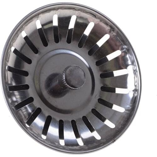 1PCS Kitchen Sieve Fry French Chef Basket Sink Sewer Accessories Tools Mesh Basket Rinse Strainer Sink Filter Stainless Steel