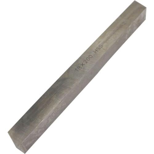 1pc Lathe Carving Turning Rectangular Bits Bar 18mm x 200mm High Speed Steel HSS cnc Milling Cutter Bit Tool