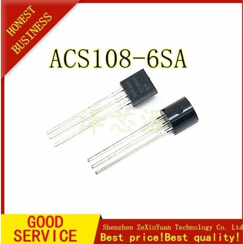 10PCS/LOT ACS108-6SA ACS1086S AC switch family Transient voltage protected AC Switch (ACS) TO-92