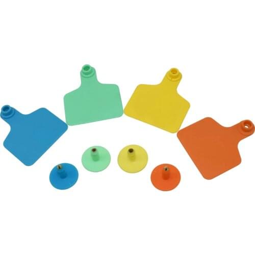 100 Pcs Animal identification ear tag Apply to pig Cattle sheep donkey horse Farm animal feeding tools Livestock cattle ear tag