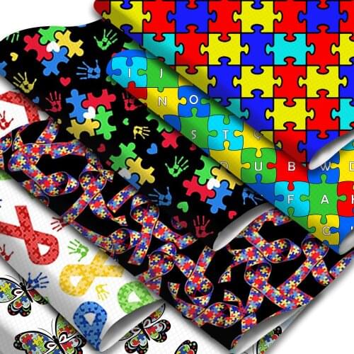 30*140cm Butterfly Ribbon Pattern Faux Synthetic Leather Fabric For Bows Crafts DIY Handmade Material cuero,1Yc18940