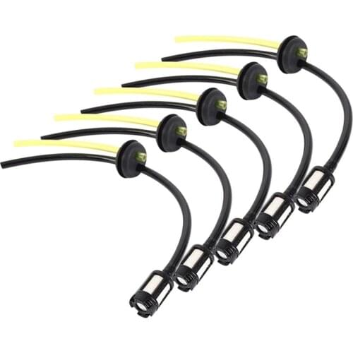 5PCS Chain Saw Accessories Lawn Mower Grass Trimmer Fuel Tank Filter Oil Pipe Fuelhose