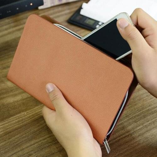 A5 PU leather Handmade Notebook 6 holes Ring Binder Diary Journal Sketchbook Planner With Business card Pocket pen holder loop