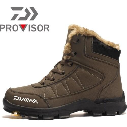 Daiwa Outdoor High Quality Brand Hiking Shoes Tactical Boots Winter Army Fishing Trekking Climbing Athletic Shoes Camouflage